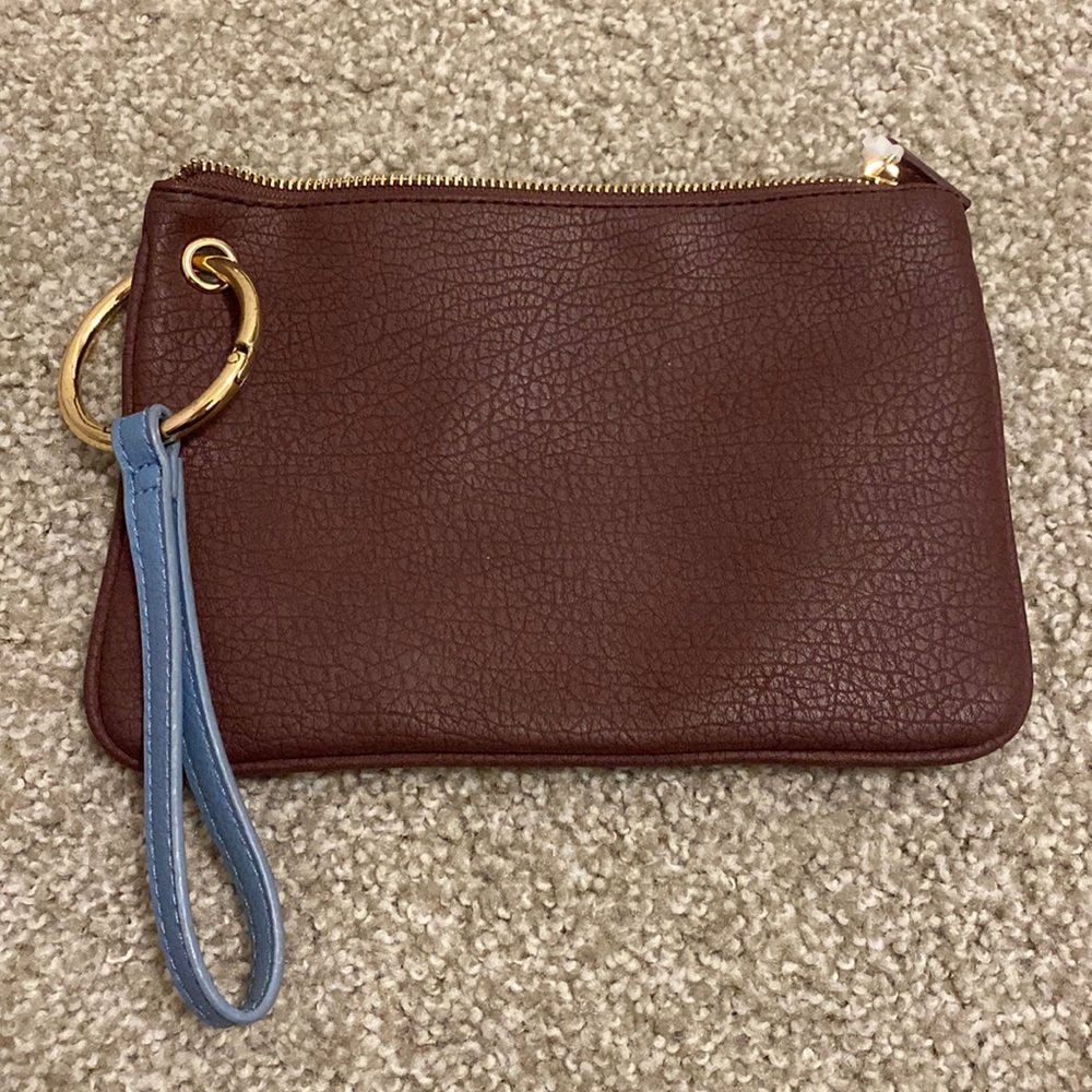 Purple free people clutch